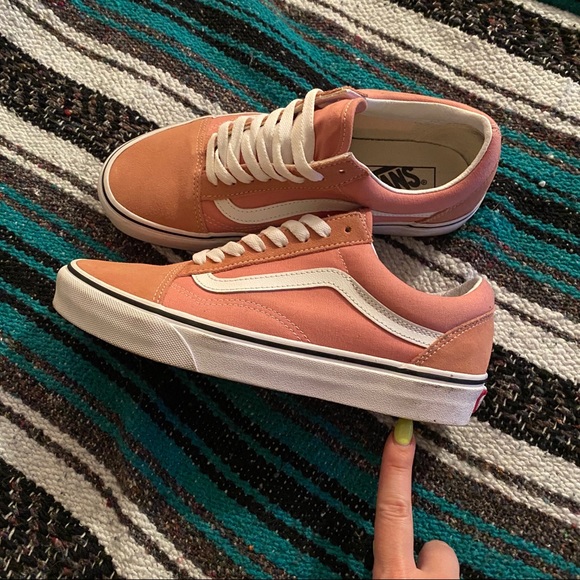 dry rose vans old skool
